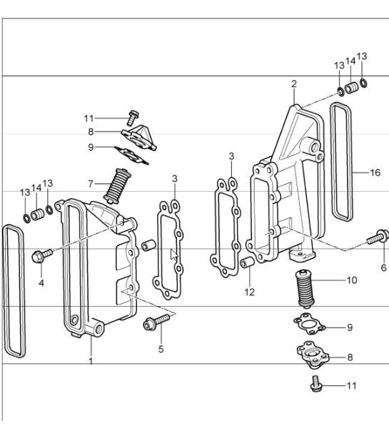Diagram 103-06 Porsche 卡宴 V6 3.0L 汽油 353Hp 