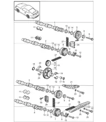valve control 997 GT3 / GT3 RS M97.77 2010-11 and 997 GT3 RS 4.0 M97.74 2011