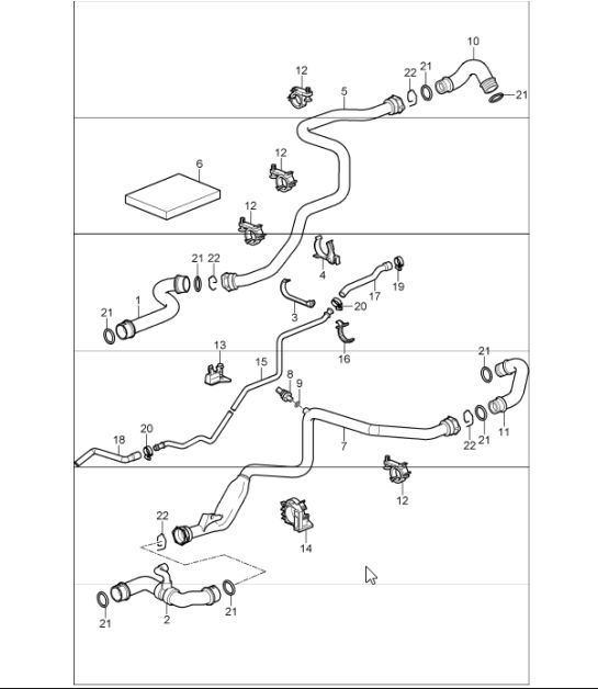 Diagram 105-05 Porsche Macan（95B）MK2 2019-2021 