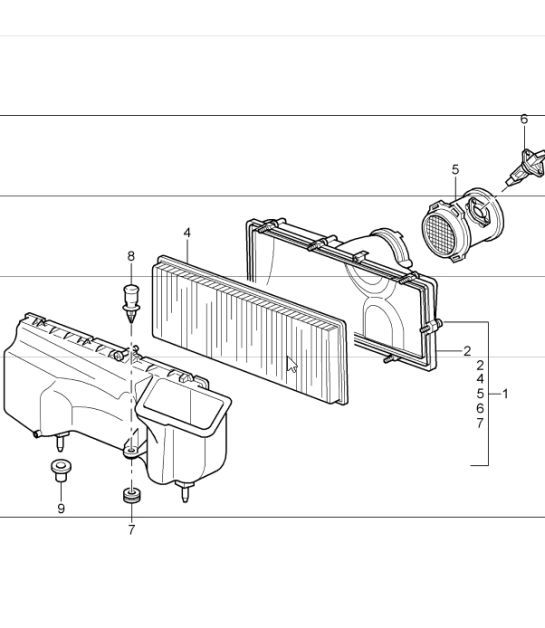 Diagram 106-00 Porsche 997 MKII Turbo 2009>> Engine