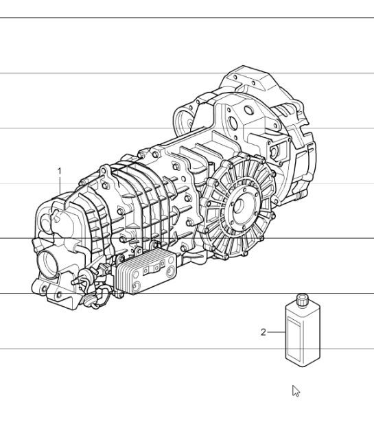 Diagram 302-00 Porsche Boxster 986/987/981 (1997-2016) Transmission