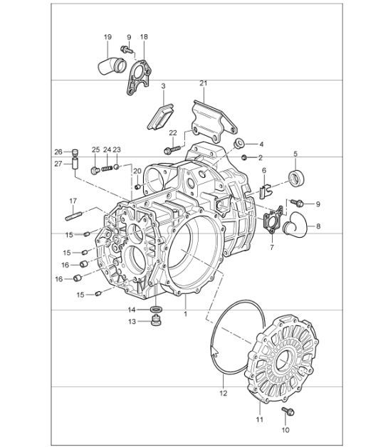Diagram 302-07 Porsche Cayenne Turbo S E-Hybrid V8 4.0L 550Hp 