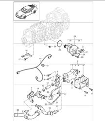 transmission oil cooler, lines and oil pump 997 GT3 G97.90 UPTO 2009 transmission oil cooler, lines and oil pump 997 GT3 G97.90 UPTO 2009