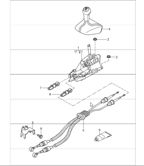 Hand Lever System, Pedal Cluster  997 (911) MK1 2005-2008