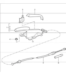 handbrake actuator 997 GT3 2007-11