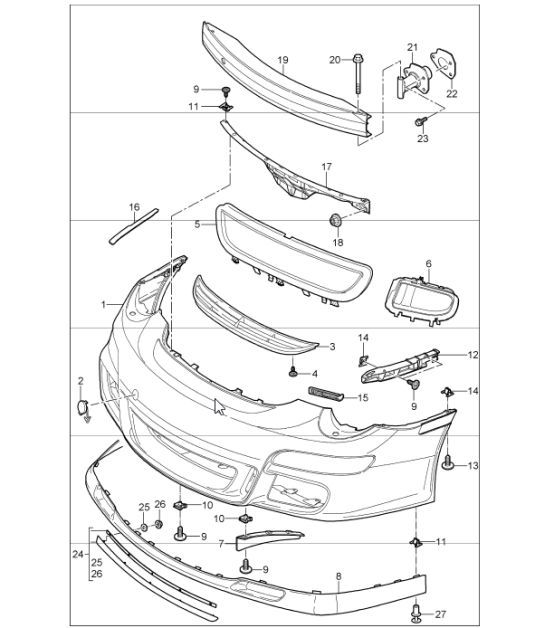 Diagram 802-00 Porsche Cayenne Coupe Turbo V8 4.0L Petrol 550Hp 