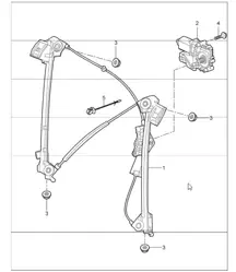 power windows 997 GT3 2007-11