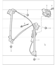 power windows 997 GT3 2007-11