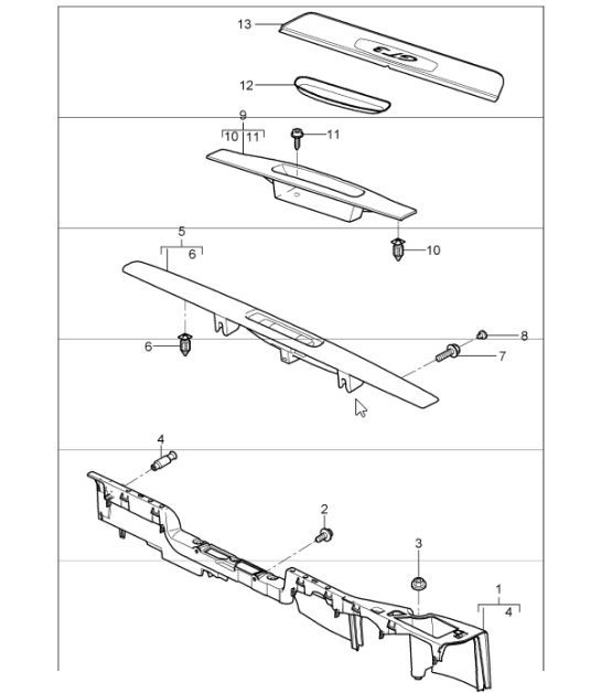 Diagram 807-03 Porsche 992 Carrera 4 Cabriolet 3.0L 