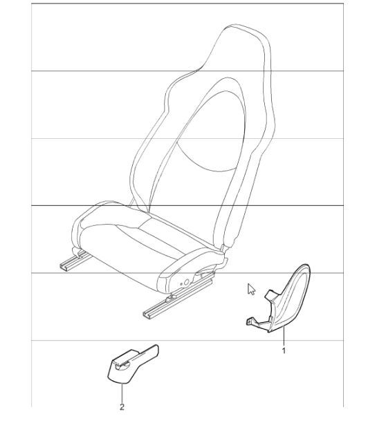 Diagram 817-20 Porsche Cayman 987C/981C (2005-2016) Body