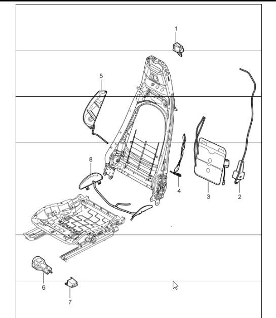 Diagram 817-43 Porsche Cayman 987C/981C (2005-2016) Body