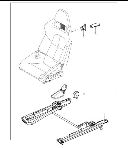 Diagram 817-96 Porsche Cayman 987C/981C (2005-2016) Body