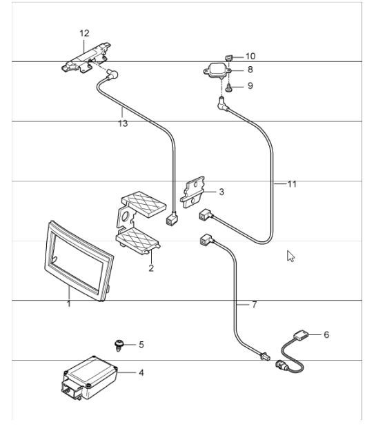 Diagram 911-02 Porsche 992 (911) 2019>> Elektrische Ausrüstung