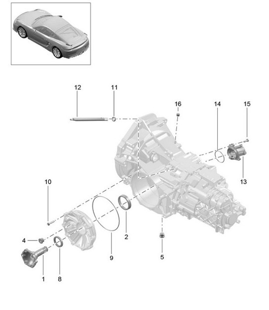 Diagram 302-005 Porsche Cayenne Turbo E-Hybrid V8 4.0L 739 PS 