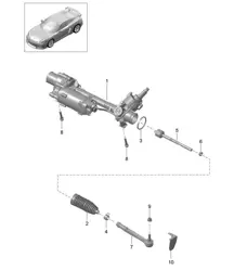 转向器/转向零件 981C Cayman GT4 2016
