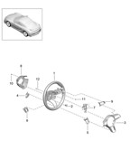 Front Axle, Steering  Cayman 987C/981C (2005-2016)