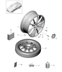 车轮 981C Cayman GT4 2016