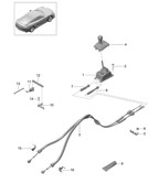 Hand Lever System, Pedal Cluster  Cayman 987C/981C (2005-2016)
