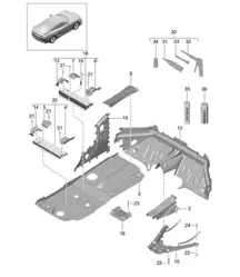 Pavimento - CENTRO - 981C Cayman GT4 2016