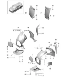 衬片/轮罩 981C Cayman GT4 2016