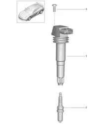 Ontstekingssysteem 981C Cayman GT4 2016