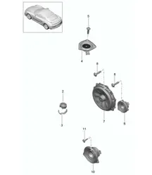 Loudspeaker 981C Cayman GT4 2016