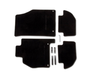 1 set floor mats Black 000043154225FV