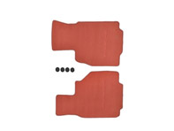 1 set floor mats Boxster red 00004480081M30