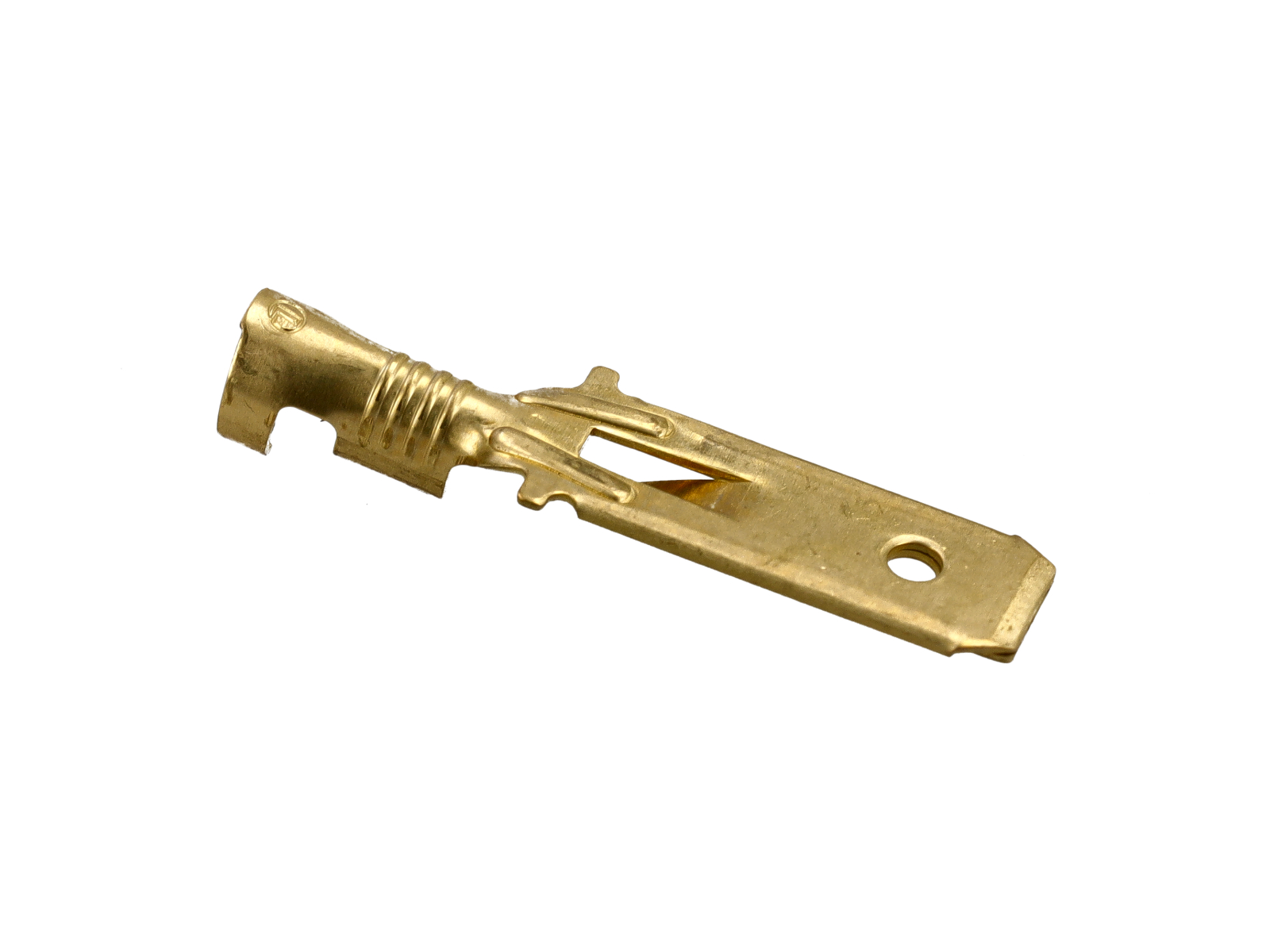 flat connector with retaining lug 111971986