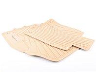 1 set floor mats (rubber) luxor beige 981044800454H0