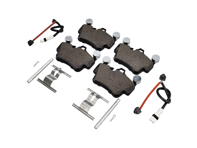 REAR Brake pads, sensors and fitting kit. Porsche 928 / 928 S / 928 S2 Brembo - 92835295102, 92835295300, 92835295301, 92861231305, 94435295102