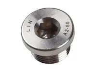 Bouchon fileté pour trou lambda, M18x1,5 mm. Porsche 924 / 944 / 993 / 996 GT3 / 986 Boxster / 997 - 90021901500 - 1620350100