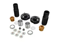 Montageset voor achterste schokdemper/veerpoot Porsche 964 1991>> - 96433305900, 96433310600, 96433310500 - 964-333-059-00, 1652400100