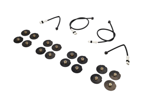 Paquete de sensores y calzas de cables de freno Porsche 928 S4 1987 delantero y trasero - 92861231302, 92861231304, 92861231502, 92861231504, 92835109619, 92835109618, 92835209611, 92835209610