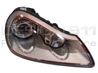 Headlamp Litronic. Porsche Cayenne 957 2007>> LHD Cars - 95563117501, 95563117601, 95563117502, 95563117602