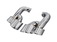 DesignTek Exhaust tail pipes Quad Tube Design for Porsche 957 Cayenne - 3606405701, 95511125150, 95511125171, 95511125250, 95511125271