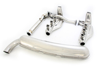 Uitlaat enkele uitlaat 84 mm & warmtewisselaarsysteem Porsche 911 1974-83 - 91133091101S, 3606501101, 93011116905, 91122092502S