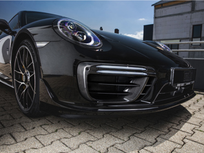 Airblades de grille de pare-chocs avant en fibre de carbone TechArt. Porsche 991.2 turbo - 091.121.197.009G, 091.121.197.009