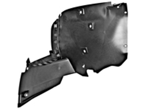 Front wheel housing liner, left. Porsche 996 Carrera - 99650412403, 99650412303
