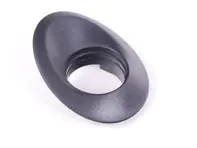 Rosetta per blocchetto avviamento accensione nero grigio LHD. Porsche 986 Boxster 1997 - 99655223502B12, 99655223504B12