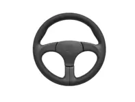 Volante deportivo sin airbag Negro con Costuras Rojas. Porsche 944 82-91 - 968347084158YR