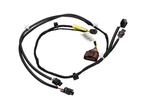 Cablaggio di rivestimento anteriore. Porsche 982 Boxster / Cayman (718) 2017>> - 98297215, 982972155E, 982972156B