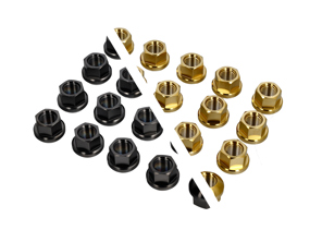 Radmuttern aus Titan. Porsche 924/ 944/ 968/ 928/ 911/ 964/ 993 - N0201121