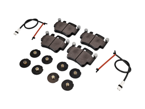 Kit plaquettes de frein ARRIÈRE, capteurs, cales Porsche 996 Turbo / 996 C4S ABS - 99635208602, 99635208600, 99661236501, 99635294903