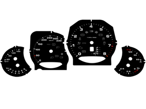 表盘设置，KMH。保时捷 970 Panamera S / Panamera 4S