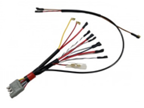 Kabelboom van het contactslot met spade-type connector. Porsche 911 / 912 1965 tot 1968 90161200301 - 90161200301