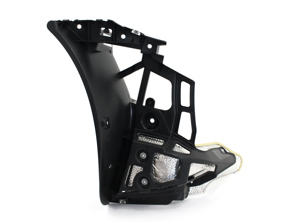 Rear bumper heat shield support. Porsche 981 Boxster / 981C Cayman - 98150563101, 98150563201