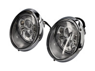 Cerchio fari cromato con interni LED LHD Clear Lens Porsche 911/964 - 91163111499, 91163111299, 91163111399