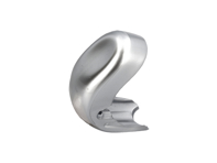 Bouton poussoir supérieur pour pommeau de levier de vitesse Tiptronic, en Arctic Silver. Porsche 986 Boxster 2002 / 996 - 00004320457