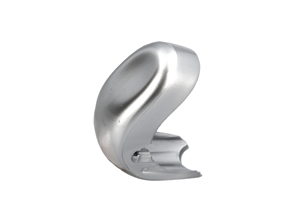 Top push down button for Tiptronic gearstick knob, in Arctic Silver. Porsche 986 Boxster 2002 / 996 - 00004320457